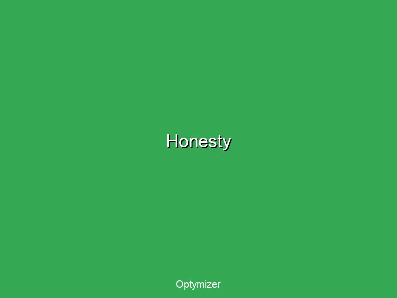 Honesty in action - transparent reporting and realistic expectations