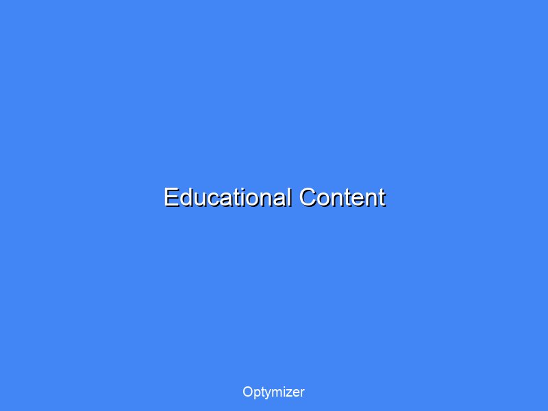 Educational content strategy showing buyer intent targeting