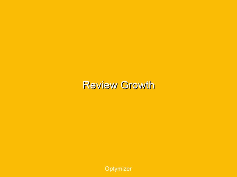 Review count growth graph showing steady increase