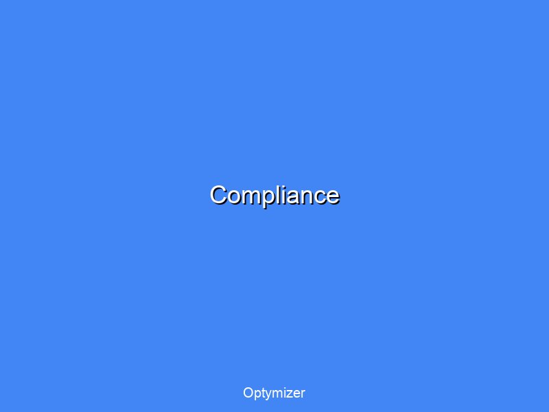 Financial compliance showing regulatory adherence