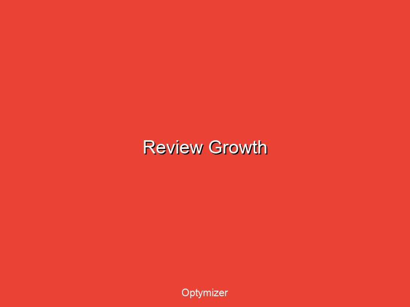Review count growth graph showing steady increase