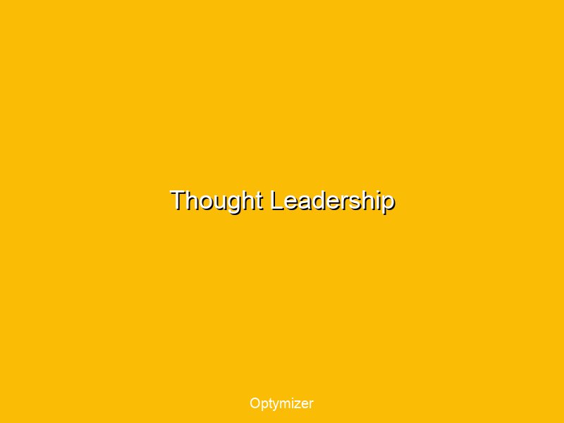 Thought leadership content vs generic blog posts