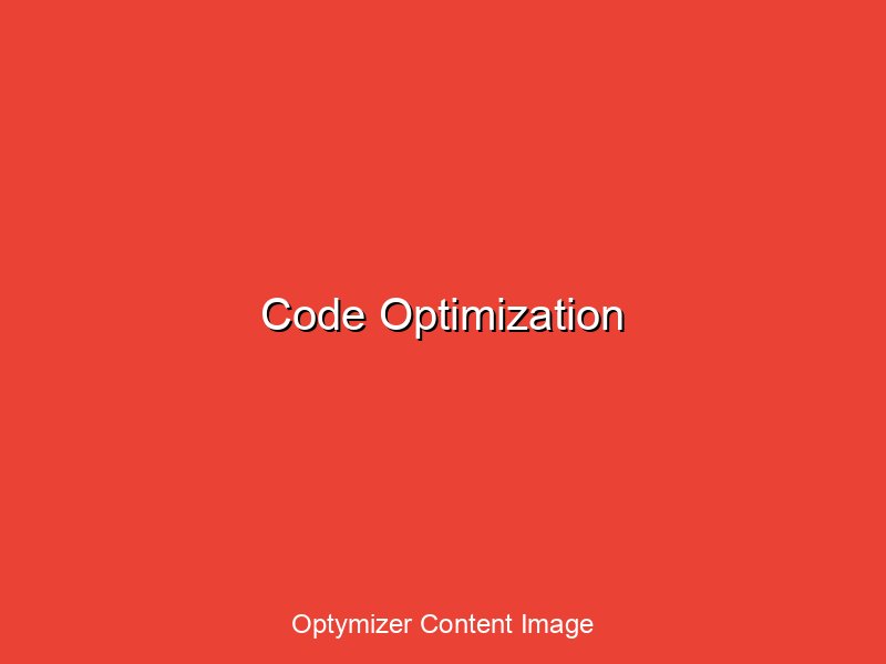Code screenshots showing performance optimization techniques